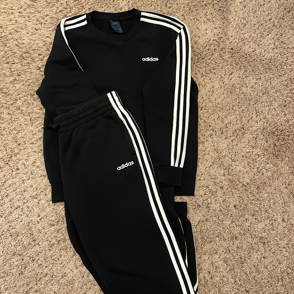 Adidas sweat suit!
